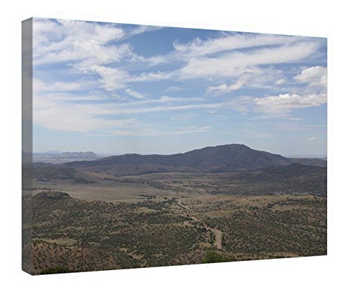 Toile encadrée Davis Mountains prête à accrocher pour mur vide