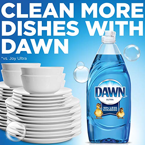 Image of Dawn Ultra Dishwashing Liquid Dish Soap, Original Scent, Blue, 75 Fl Oz (Pack of 1)