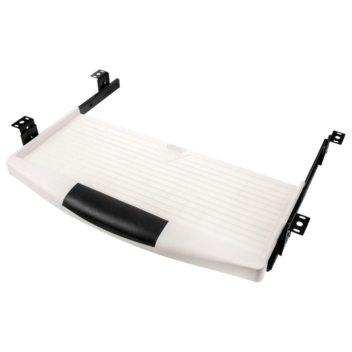Plateau Coulissant pour Clavier Bureau Abs 35 Cm, tiroir ergonomique compact pour optimiser l'espace