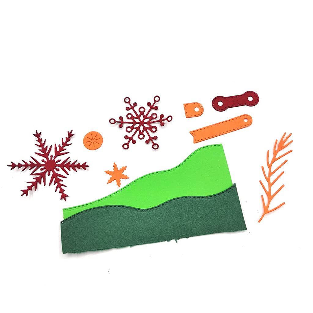 FunMove fustelle in metallo a forma di fiocco di neve albero di Natale