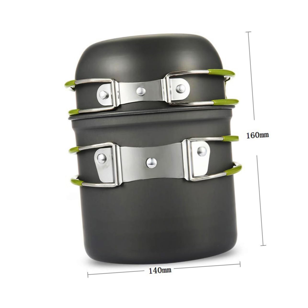 KOMBIUDA Outdoor Kochset 4 Stück Tragbar für Camping und Kochen