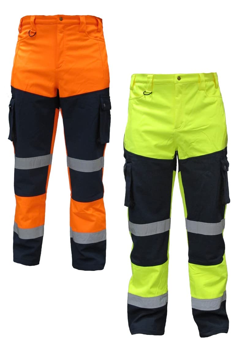 SNOW HAWK Softshell Arbeitsjacke isoliert Membran wasserdicht 3.000 winddicht atmungsaktiv 3.000 Kapuze Outdoor isoliert Hi-Vis Funktionale Winter Jacke herren reflektierende Damen Gelb