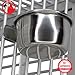 Bonka Bird Toys 800120 5oz Stainless Steel Clamp Cup Feed Food Liquid Budgie Finch Parrot Parrotlet
