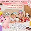 Unicorn Magic Gift Set for Girls Age 3-8 | 10-in-1 Arts and Crafts Kit with Plush Toy, Stickers & Drawing Supplies | Creative Screen-Free Play | Gift Ready (Sets) #5