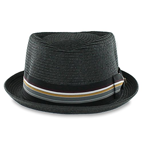 Image of Striped Jazz Summer Straw Black Large