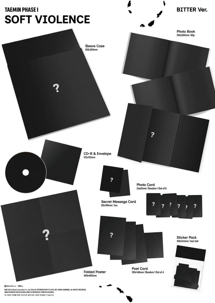 TAEMIN - Faza I: Soft Violence [Photo Book Ver.] Album, zestaw 2 wersji