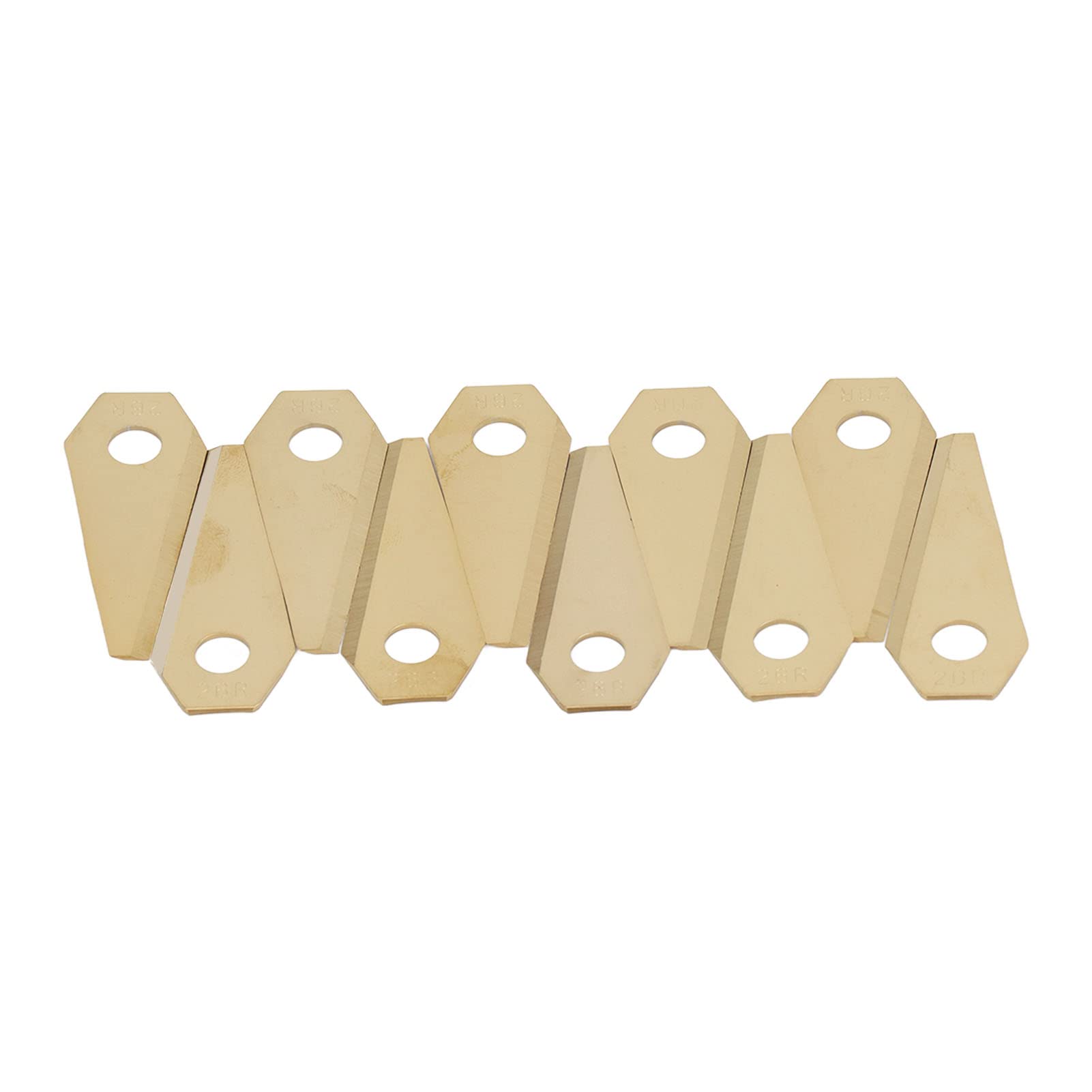 30 pièces Lames de Tondeuse à Gazon robotique Lames de Tondeuse Robot Robustes et Pratiques de Remplacement pour Indego, Fer, 5x2 cm 2x0,8 Pouces, env.178 g 6,3 oz,