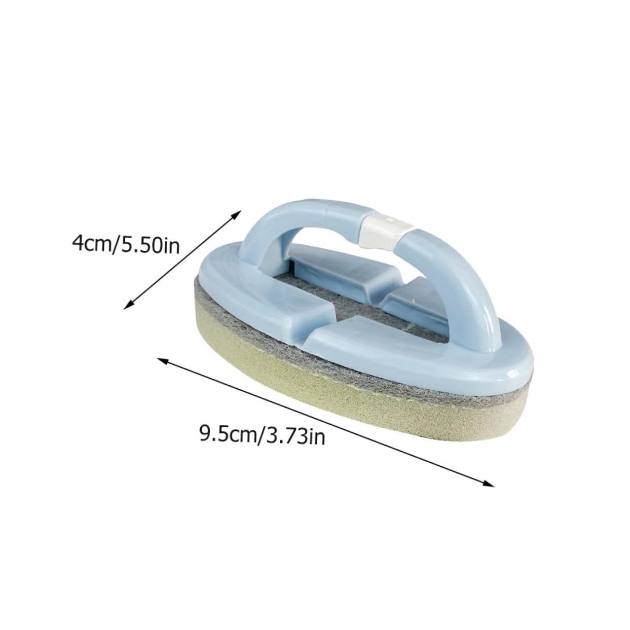 Ciieeo 3pcs Fold Scrub Brush Handheld Cleaning Brush for Swimming Pool Random Color