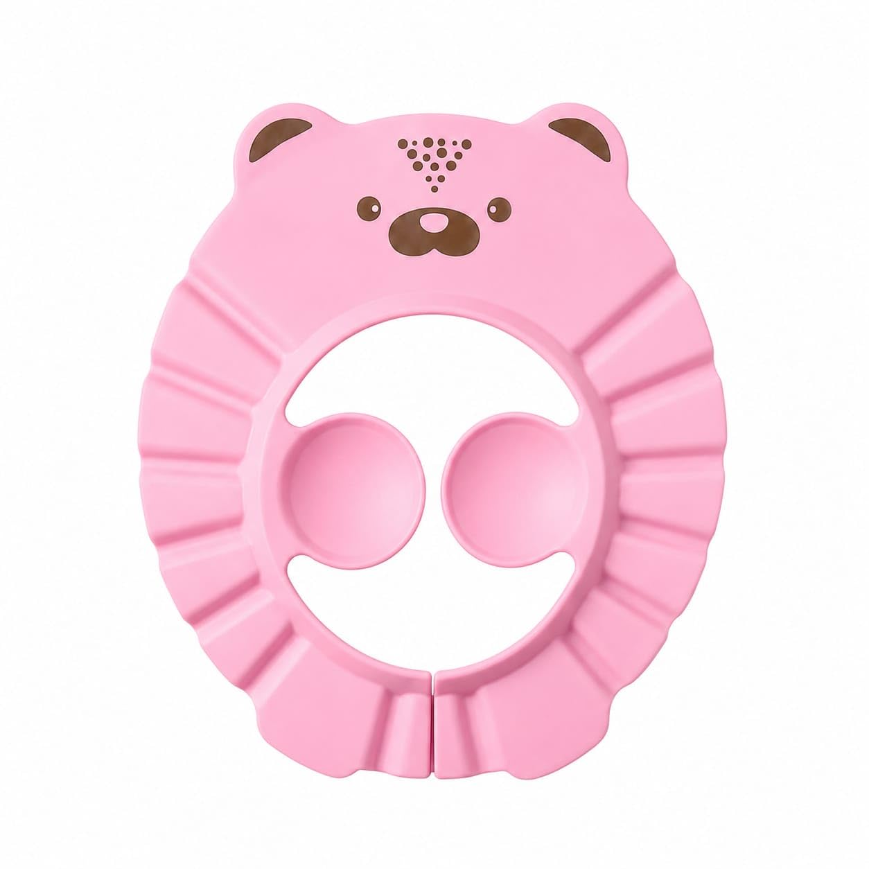 Baby Bath Shower Cap for Kids & Toddlers Adjustable Silicone Shampoo Bath Visor Hat Waterproof Eye & Ear Protection Bathing Cap for Hair Washing Soft Bathing Crown (Multi Colour)-image-32