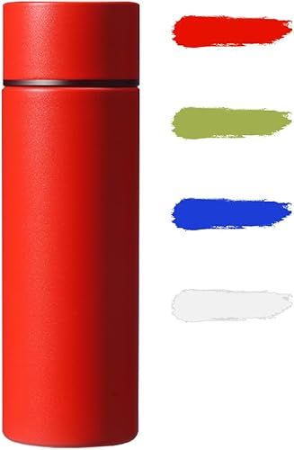 Miniatura 24 de Mini botella de agua pequeña de 12 onzas, termos pequeños de acero inoxidable, con aislamiento al vacío, a prueba de fugas, mantiene las bebidas