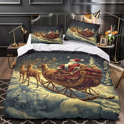 Housse de couette Tour Eiffel 3D impression science fiction linge de lit microfibre double 200x200 - 4