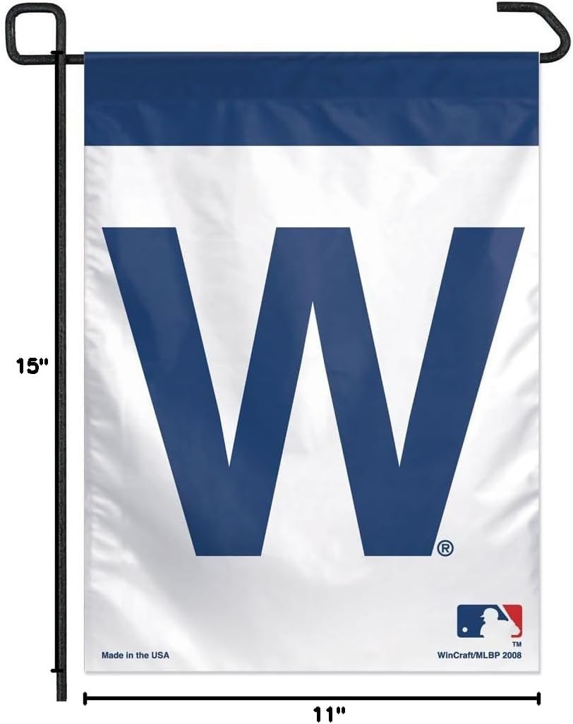 MLB Chicago Cubs WCR61118081 Garden Flag, 11" x 15"