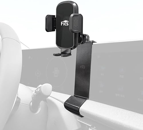 Miniatura 1 de FICS Soporte de teléfono de coche para Kia EV6 2023 2024 2025 – Montaje personalizado para integración de pantalla sin costuras, accesorios
