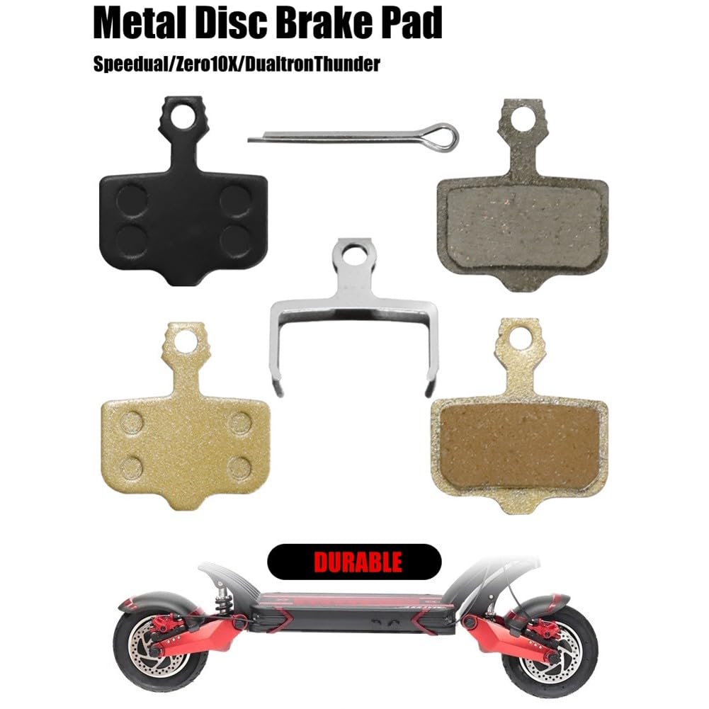 Plaquettes de frein à disque en métal pour scooter électrique 8 x 11 x 10 pour Kugoo G1 (résine)