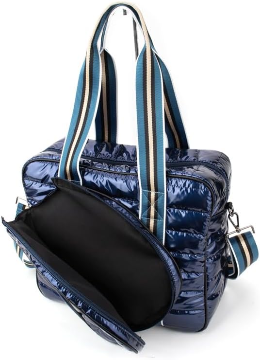 The Bennett Pickleball Puffer Duffel Sport Bag Lightweight Pickleball Bag with Paddle Compartment