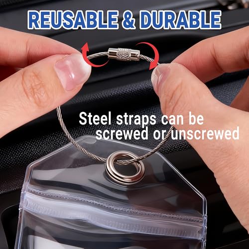 Image of 8 Pack DCL Cruise Luggage Tag Holder & Cruise Essentials for Dream, Fantasy, Magic, Wonder, Wish & Treasure 2025-2026 Cruise Must Have by SEAVILIA
