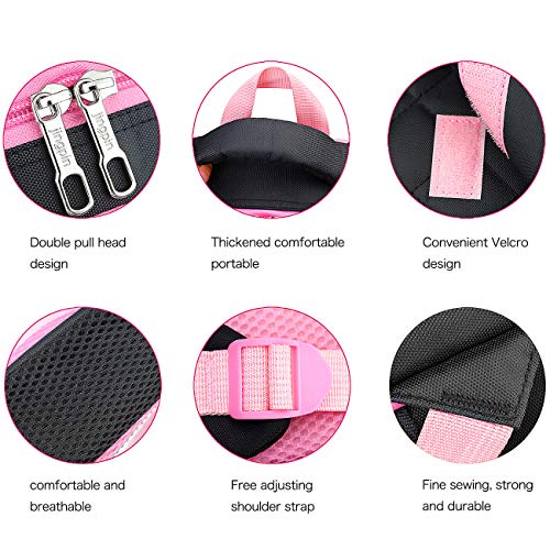 Junlion Girl's Backpack Bow-Knot School Bag Cat Face Backpacks For Girls Preschool Black #TOP2