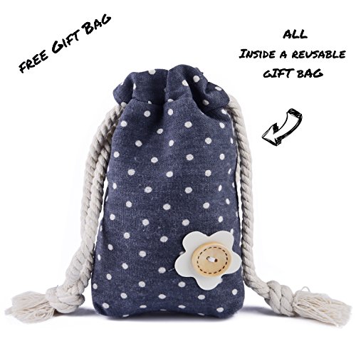 Dodo Babies Baby Bandana Drool Bib Set - 4pc Infant Bibs with 2 Pacifier Clips, Binky Case, Gift-Ready Bag - Soft Absorbent Cotton with Polyester Back - Adjustable Buttons to Fit 3-24 -Month Old Boys - Thumbnail 4