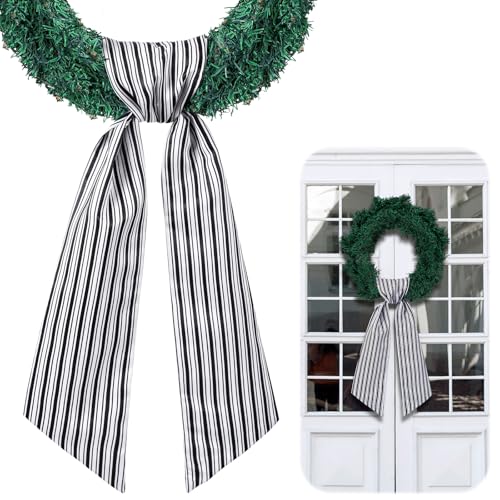 CraftyDream Wreath Sash for Front Door Wreath...