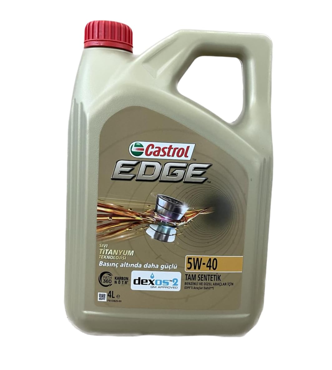 Castrol Edge 5w-40 4 Lt 2025 Ü.T : Amazon.com.tr: Otomotiv