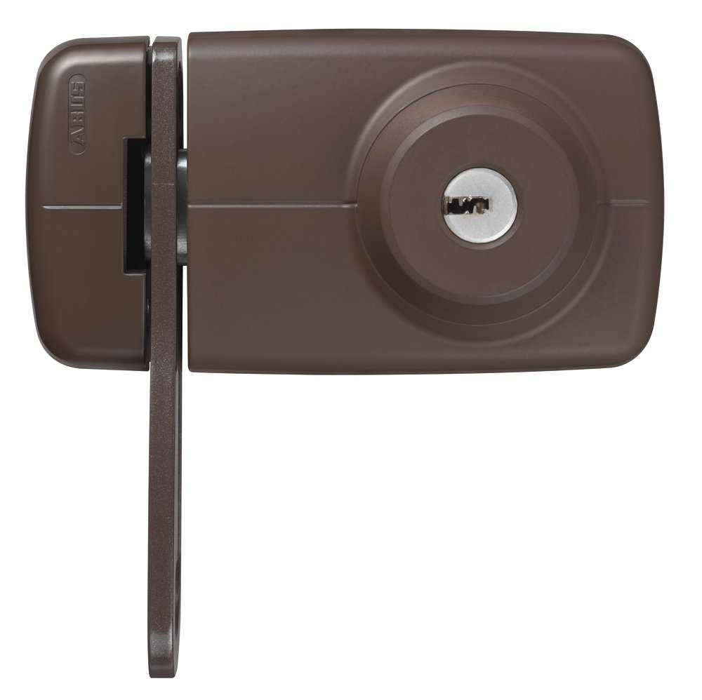 ABUS 533013-7035_B Cerrojo de Sobreponer con cilindro de seguridad de puntos interior y retenedor marron blister