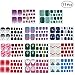 Produktbild BLOUR 11pcs Full Cover Zehennagel Kunst Glitter Fresh Style Zehennagel Aufkleber Sparkling Foot Decal