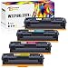 Produktbild Toner Bank Kompatibel Tonerkartusche als Ersatz für HP 207X W2210X W2211X W2212X W2213X HP Color Laserjet Pro MFP M283fdw M282nw M283fdn M255dw M255nw(Schwarz,Cyan,Gelb,Magenta, 4er-Pack)