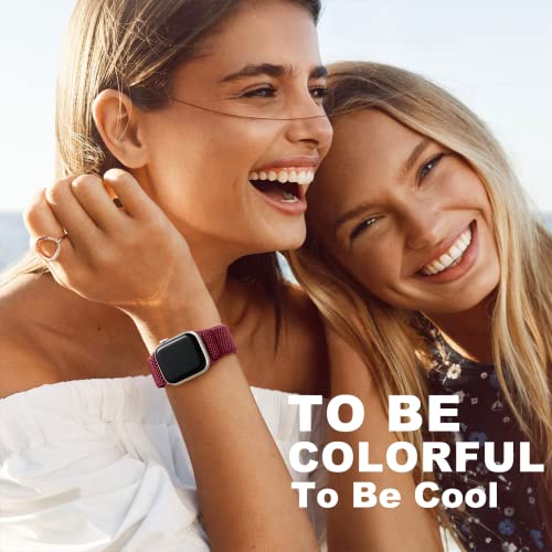 Oielai Solo Loop Straps Compatible with Apple Watch Strap 38mm 40mm 41mm 42mm - Image 3