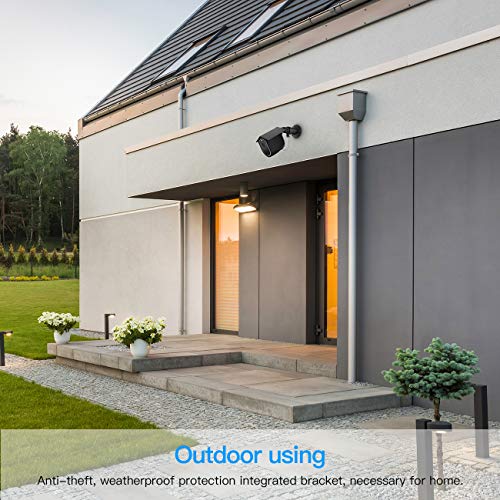 Outdoor Mount for Arlo Essential Spotlight Camera with Anti-Theft Chain and Protective Housing Case