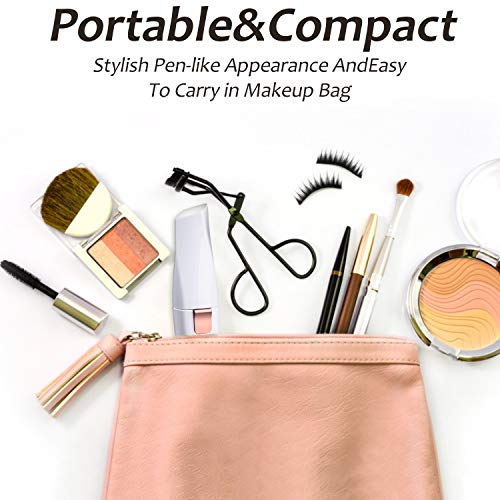 Aufgerüstet Elektrorasierer für Damen mit Licht,Elektrorasierer für Damen mit 2 Entfernungsköpfen geliefert,Augenbrauen Rasierund Gesichtshaarentferner für Gesicht Körper - Image 6