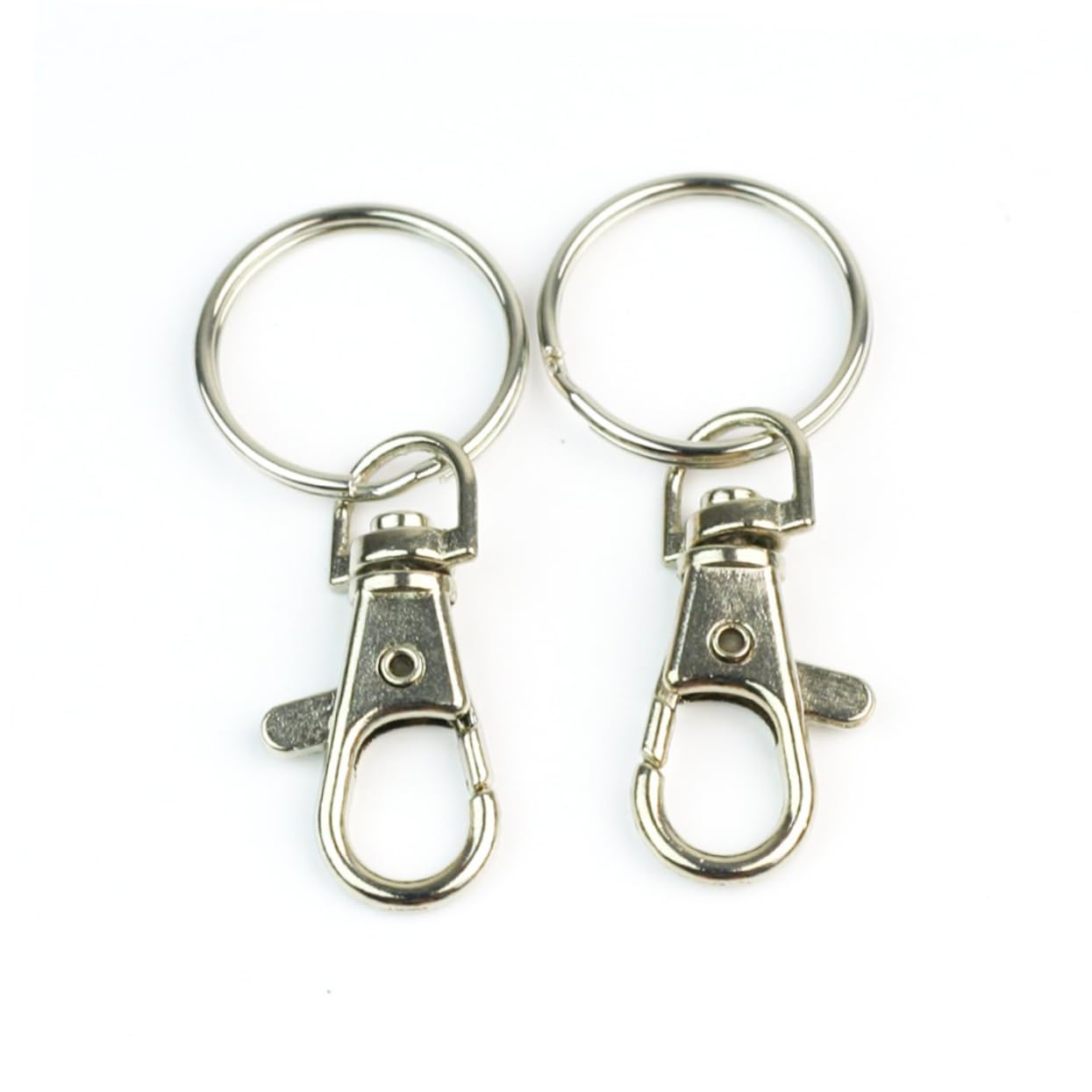 HOODANCOS 12pcs 360 Swivel Trigger Hook Embellishments Key Clip Dog Button Swivel Lobster Clasp Snap Hook for Bag Swivel Hook Guangdong Key Chain Webbing Key Ring Swivel Snap Hook Decore