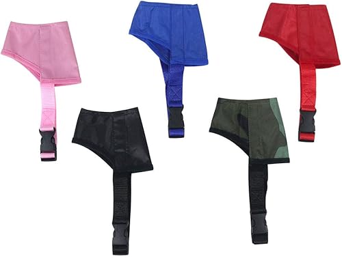 Miniatura 5 de Ateliepets Bozales para perros pequeños, bozal suave para cachorros para aseo, mejillón para dejar de morder, ladrar y masticar, 5 colores, 5