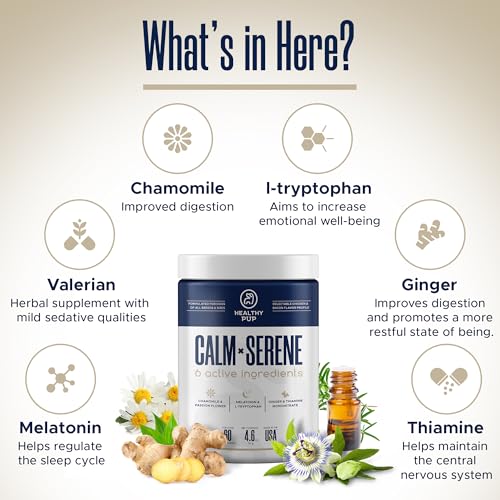 Calming Chews for Dogs with Melatonin - 60 Delicious Soft Treats for Dog Anxiety Relief for Large and Small Dogs - Includes Chamomile, Thiamine, L-Tryptophan - Promotes Rest and Relaxation - Thumbnail 3