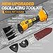Cordless Oscillating Tool Compatible with De-Walt 20V Battery Anti-vibration Bruhless Multi-Tool Kit with 4° Oscillation Angle, 6 Variable Speed, 16-piece Electric Multitool Blades (Only Tool)