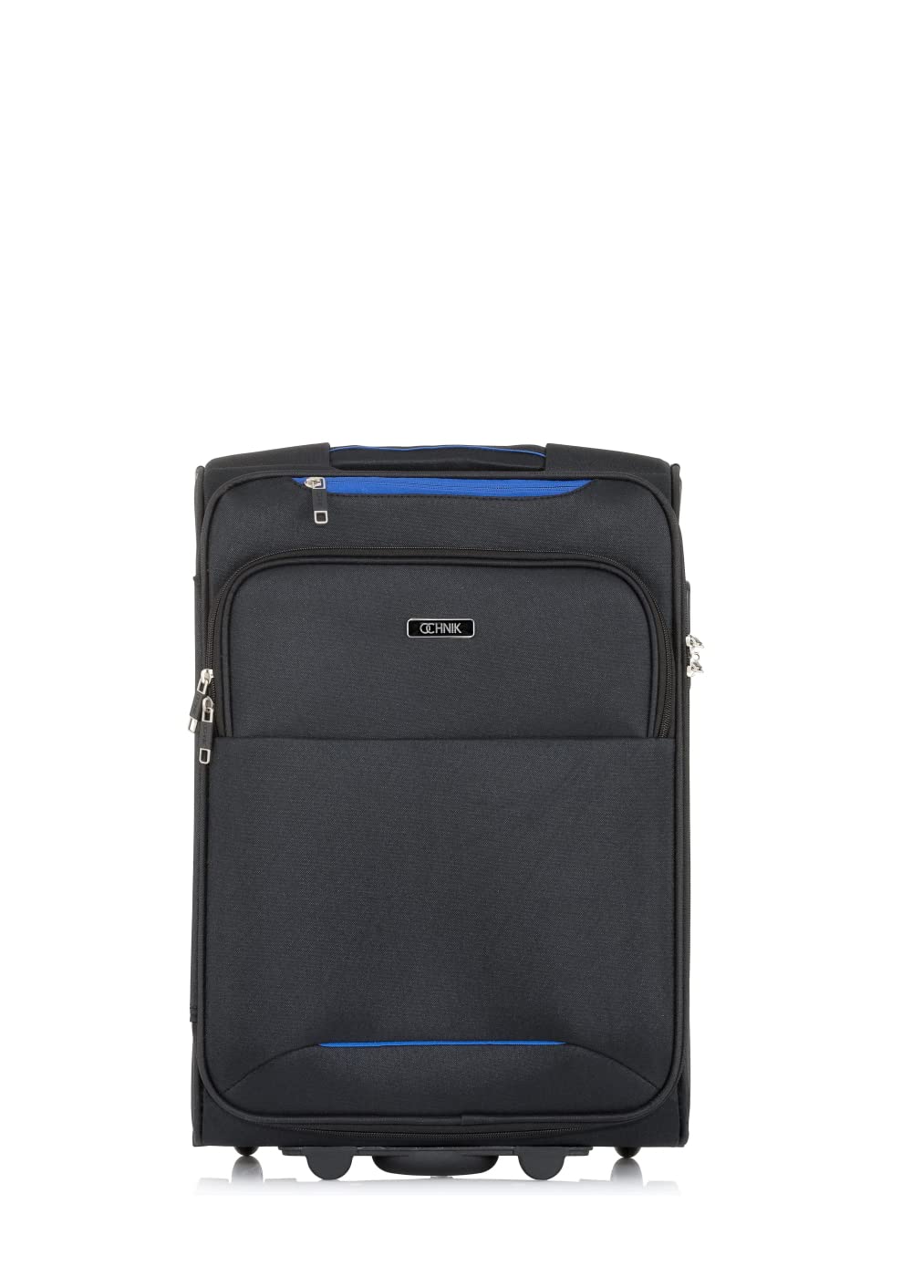 OCHNIK Mała walizka | Walizka miękka | Materiał: Nylon | Kolor: Czarny | Rozmiar: S | Wymiary: 54×36,50×22 cm | Pojemność: 44l | Wysoka jakość