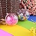 20 Pack Clear Plastic Fillable Ornament Ball,Sweetfamily DIY Christmas Decorations Tree Balls Baubles Craft Transparent Ball Gifts for Christmas,Wedding,Party,New Years Present,Home Decor,50mm