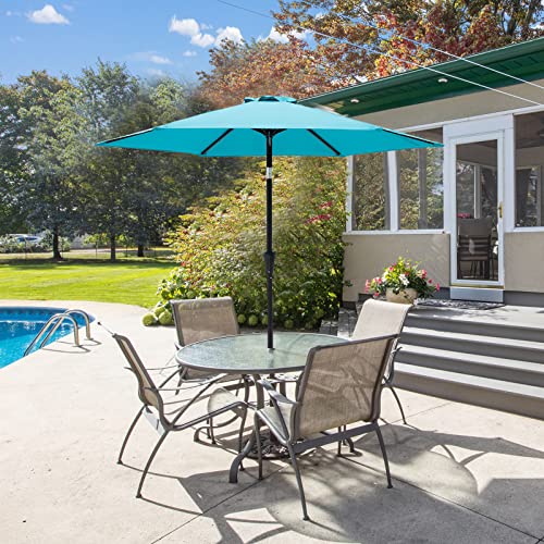 Helios&Hestia Marktparasol, tuinparasol, terrasparasol, marktparasol, tafelscherm, tuinscherm met zwengel en helling… - Afbeelding 8