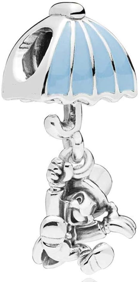 Calvas Jiminy Cricket Dangle Charm Beads 100% Real 925 Sterling Silver Jiminy Cricket Charm Beads Fit Original Bracelet DIY Jewelry
