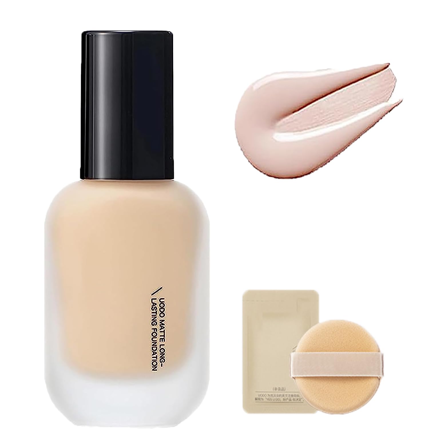 Foundation, Liquid Foundation, Moisturizing Light Foundation, Foundation Makeup, Matte Long Lasting Foundation, Moisturizing Foundation (Oil Control C01#White Skin)