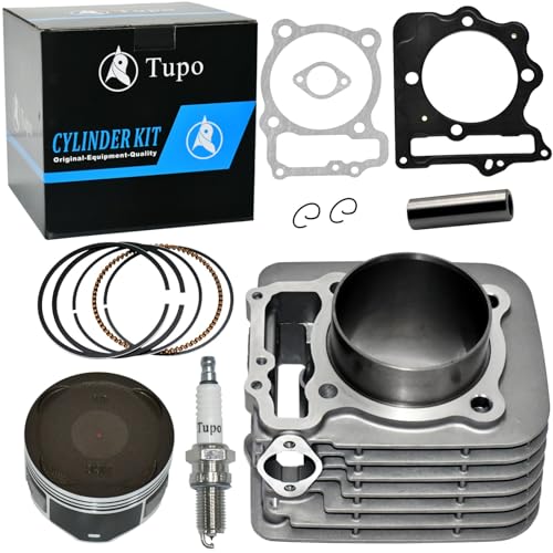 Tupo 440cc 89mm Big Bore Cylinder Piston Ring Gasket Top End Rebuild Kit Compatible with Honda 400ex Sportrax 400 TRX400 EX Sportrax400 TRX 400 XR 400 XR400R TRX400X XR400 1996-2014 12100-HN1-A70