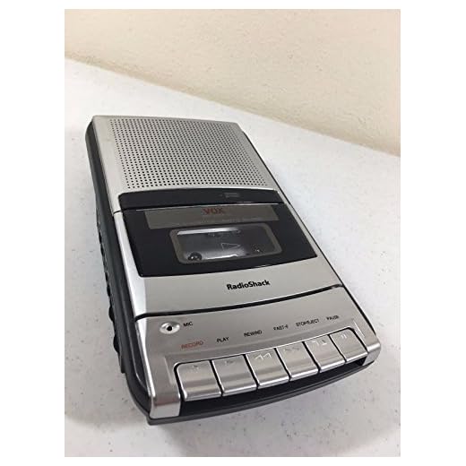 RadioShack CTR-121 Desktop Cassette Recorder