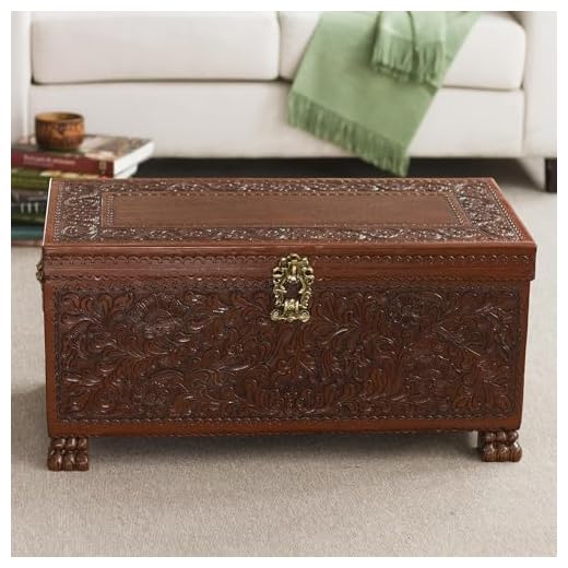 Artisan Cedar and Leather Storage Chest