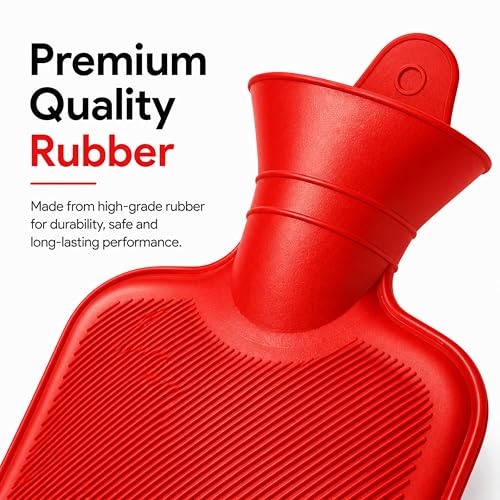 Image of Premium Rubber Hot water Bag for Instant Period Pain Relief| 2000 ML (Green)