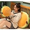 Goylmc Hamburger Plush Pillow - Hamburger Stuffed Pillow - Food Plush Pillow - Home Decoration Christmas Birthday Gift for Kids Boys Girls (13.7)