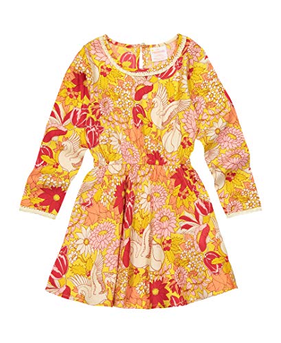 Masala Kids Girls' Little Misha Dress Swan Lake, Multi, 8Y