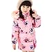 Produktbild LSERVER Mädchen Wintermantel Kinder Baumwolljacke dicken Mantel Mittlere Länge, Rosa, 98(Fabrikgröße: 110)