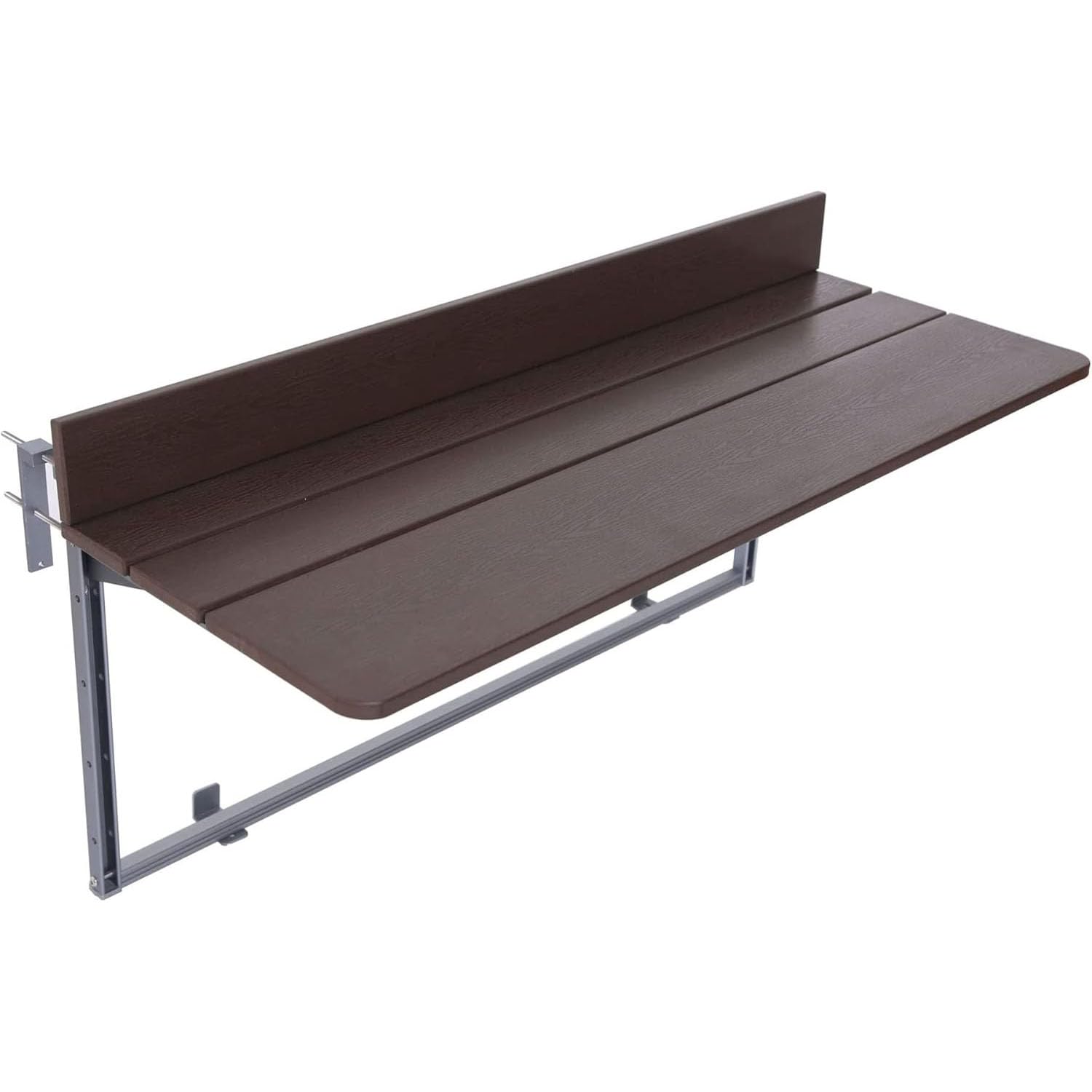 Mesa de balcón colgante para disfrutar de cafés al aire libre