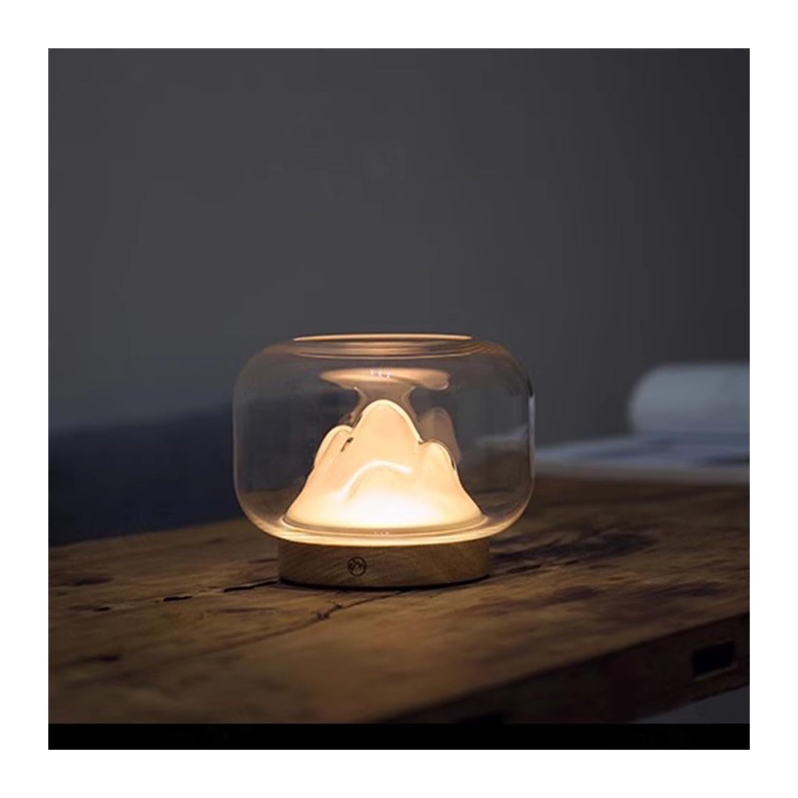 Lampki Nocne Lampa Stołowa Kreatywna lampa stołowa Lampka nocna Lampka nocna Światło otoczenia Szklany akwarium Prosty i dynamiczny do lampy do sypialni