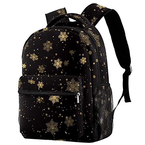 Sac à dos ordinateur portable homme femme style décontracté motif flocon multicolore d'écolier