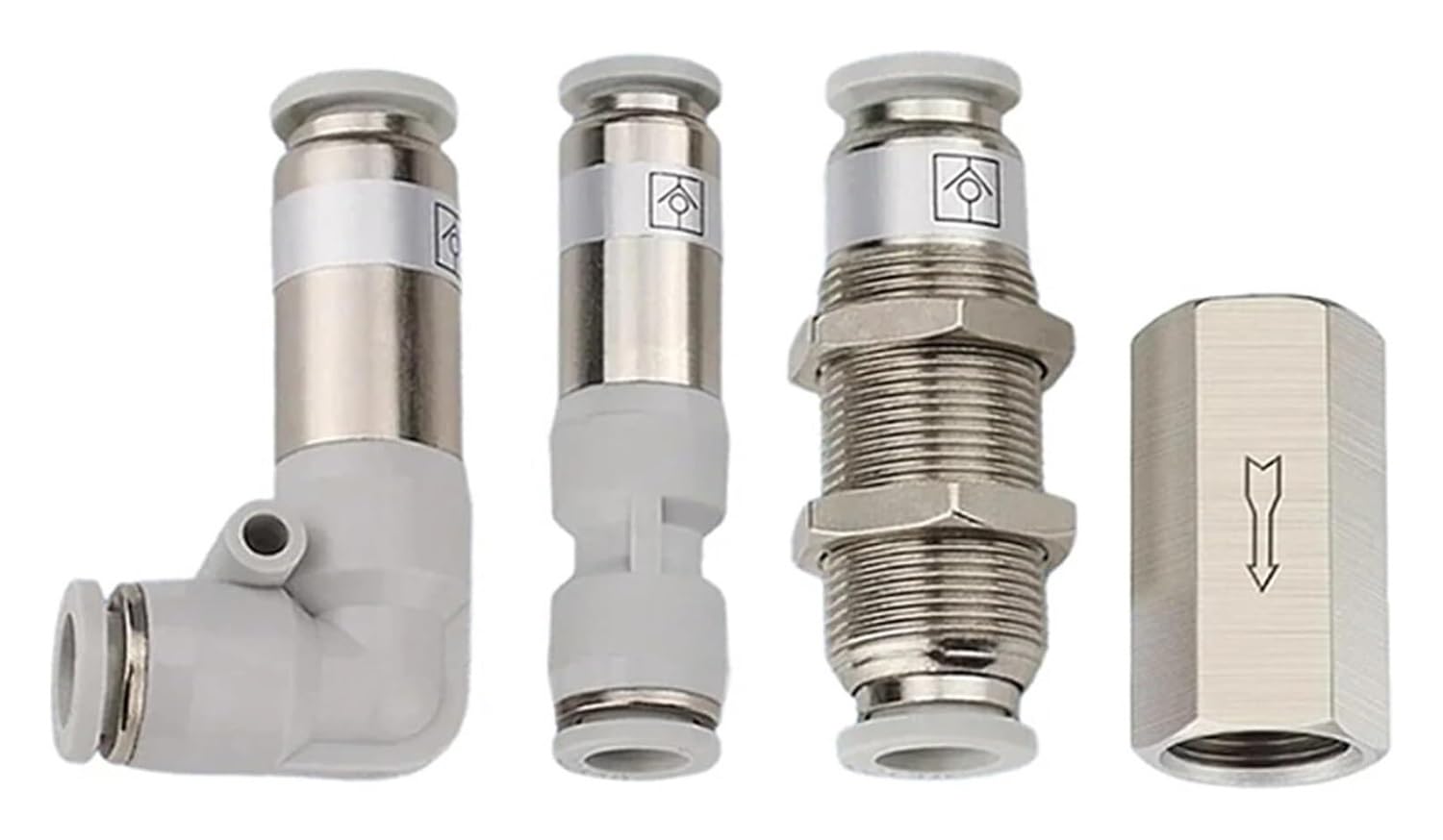 Clapet anti-retour pneumatique 6 mm 8 mm 10 mm 1/4 3/8 1/2 en laiton anti-retour adaptateur de raccord de tuyau d'air